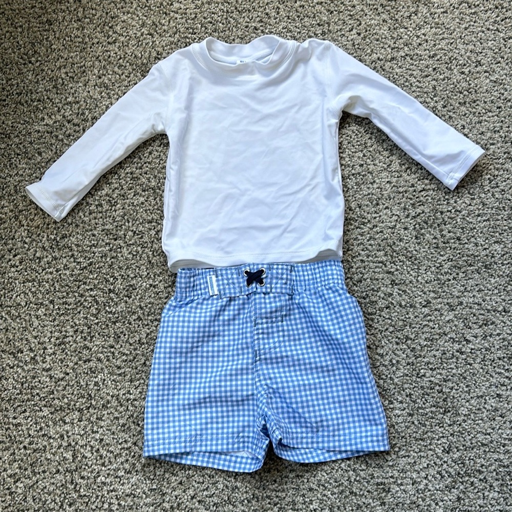 Rugged Butts Swimsuit and sun shirt